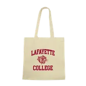 W Republic LaFayette College Leopards Institutional Tote Bags Natural 1102-323