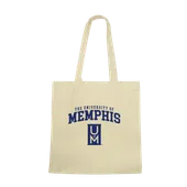 W Republic Memphis Tigers Institutional Tote Bags Natural 1102-339