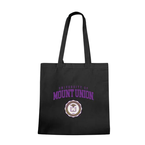 W Republic Mount Union Purple Raiders Institutional Tote Bags Natural 1102-348