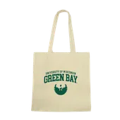 W Republic Wisconsin Green Bay Phoenix Institutional Tote Bags Natural 1102-397