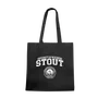 W Republic Wisconsin Stout Blue Devils Institutional Tote Bags Natural 1102-413