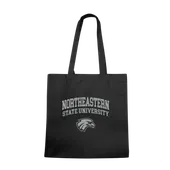 W Republic Northeastern State River Hawks Institutional Tote Bags Natural 1102-426