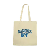 W Republic University Of Alaska Fairbanks Nanooks Institutional Tote Bags Natural 1102-496