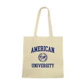 W Republic American University Eagles Institutional Tote Bags Natural 1102-498