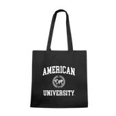 W Republic American University Eagles Institutional Tote Bags Natural 1102-498