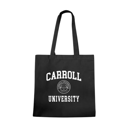 W Republic Carroll University Pioneers Institutional Tote Bags Natural 1102-508