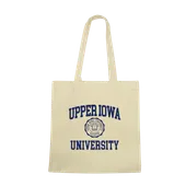 W Republic Upper Iowa Peacocks Institutional Tote Bags Natural 1102-681