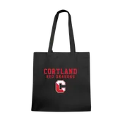 W Republic SUNY Cortland Red Dragons Institutional Tote Bags Natural 1102-712