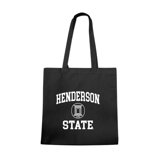 W Republic Henderson State Reddies Institutional Tote Bags Natural 1102-719