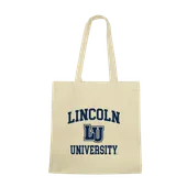 W Republic Lincoln University Blue Tigers Institutional Tote Bags Natural 1102-720