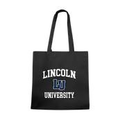 W Republic Lincoln University Blue Tigers Institutional Tote Bags Natural 1102-720