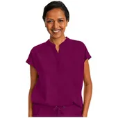 Healing Hands Women's Journey Mandarin Collar Scrub Top 2152