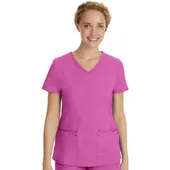 Healing Hands Women's Juliet V-Neck Yoga Scrub Top 2245