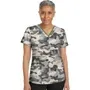 Healing Hands Women's Amanda Loving My Skin Print Scrub Top 2266