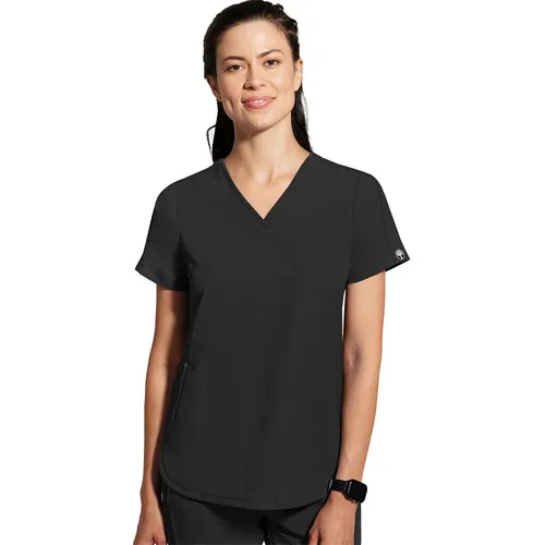 Healing Hands Women's Skyler V-Neck Scrub Top 2285. Embroidery is available on this item.