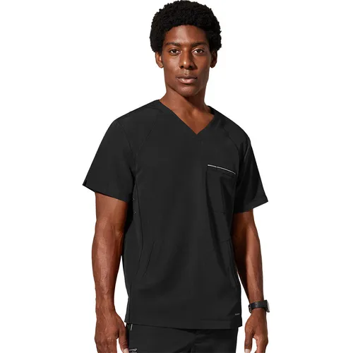 Healing Hands Men's Steven V-Neck Scrub Top 2382. Embroidery is available on this item.