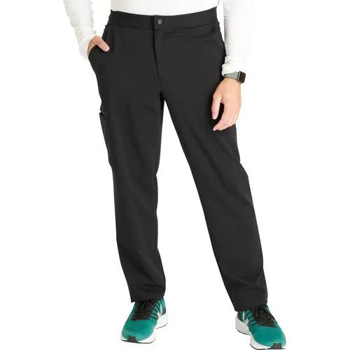 Cherokee Men's Mid Rise Zip Fly Cargo Scrub Pant CK131A. Embroidery is available on this item.