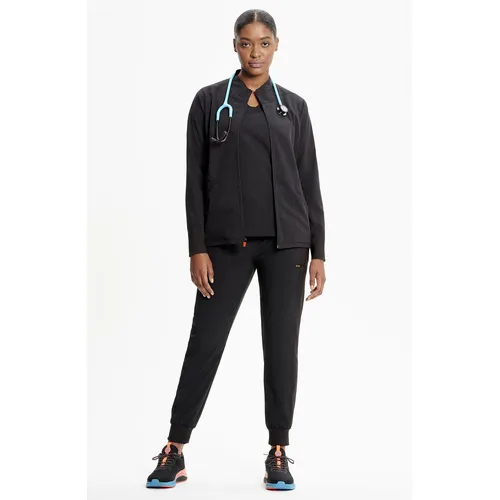 Infinity Women's Zip Front Scrub Jacket IN320A. Free shipping.  Some exclusions apply.