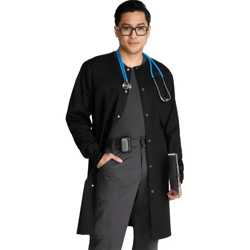 Cherokee Workwear Clearance Unisex 40" Snap Front Lab Coat WW361. Embroidery is available on this item.