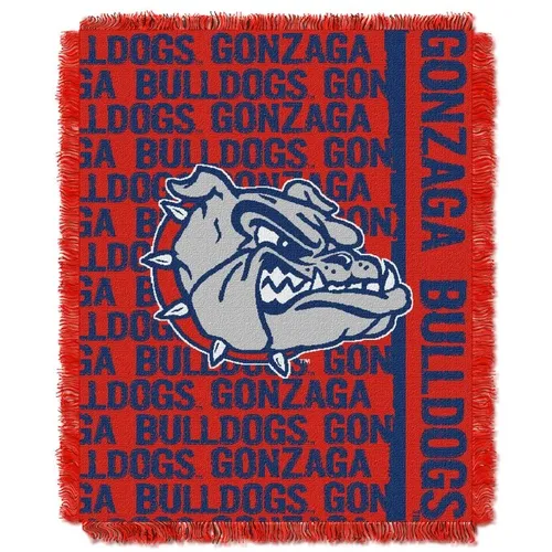 COL-019 Northwest Gonzaga Bulldogs Double Play 46X60 Jacquard Throw 