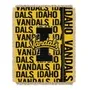 COL-019 Northwest Idaho Vandals Double Play 46X60 Jacquard Throw 