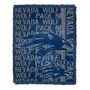 COL-019 Northwest Nevada Wolf Pack Double Play 46X60 Jacquard Throw 