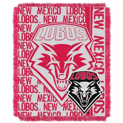 COL-019 Northwest New Mexico Lobos Double Play 46X60 Jacquard Throw 