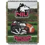 COL-051 Northwest Northern Illinois Huskies Home Field Advantage 48X60 Woven Tapestry Throw 