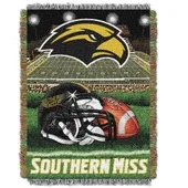 COL-051 Northwest Southern Mississippi Golden Eagles Home Field Advantage 48X60 Woven Tapestry Throw