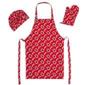 COL-699 Northwest Ohio State Buckeyes 3-Pc Set-Apron Mitt Hat 