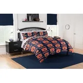 COL-864 Northwest Auburn Tigers Full Rotary Bed In A Bag Set 78X86 