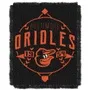 MLB-019 Northwest Baltimore Orioles Ace 46X60 Jaquard Throw 