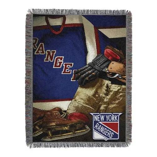 NHL-051 Northwest New York Rangers Vintage Tapestry Throw, 48"X60" 