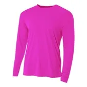 A4 Cooling Performance Youth Long Sleeve Crew