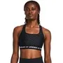 Under Armour Women's Armour Mid Crossback Printed Sports Bra 1361042