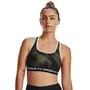 Under Armour Women's Armour Mid Crossback Printed Sports Bra 1361042