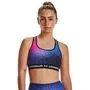 Under Armour Women's Armour Mid Crossback Printed Sports Bra 1361042