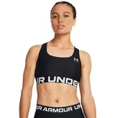 Under Armour Women's Heatgear Armour Mid Branded Sports Bra 1383544