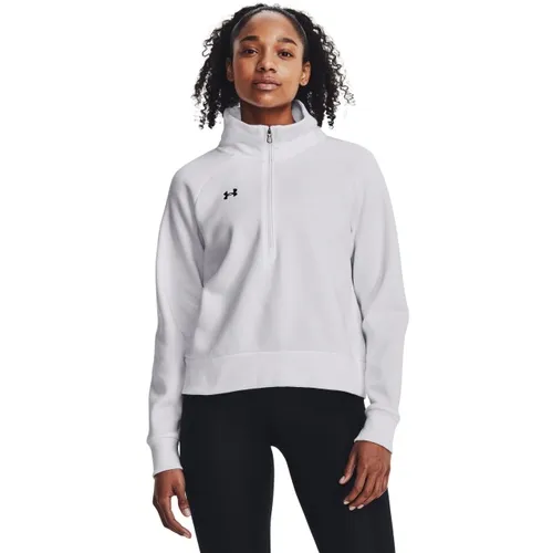 Under Armour Women's Rival Fleece 1/2 Zip Jacket 1379492. Decorated in seven days or less.