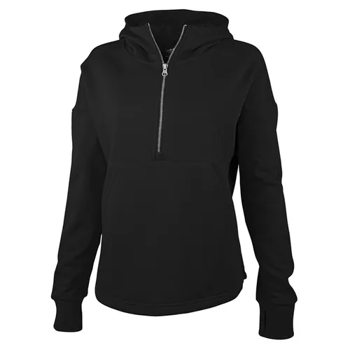 Charles River Apparel Women's Willow Scallop Hem Hoodie 5527. Free shipping.  Some exclusions apply.