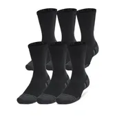 Under Armour Unisex Performance Tech 6-Pack Crew Socks 1386242