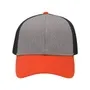 HEATHER GREY/ CHARCOAL/ ORANGE