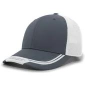 Pacific Headwear Welded Sideline Cap P301 (Carbon w/Silver, White, Orange, Navy)