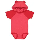 Rabbit Skins Infant Hooded Bodysuit W/ Ears 4417