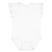 Rabbit Skins Infant Flutter Sleeve Bodysuit 4439