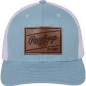 Rawlings Leather Patch Snapback Hat RWHLP