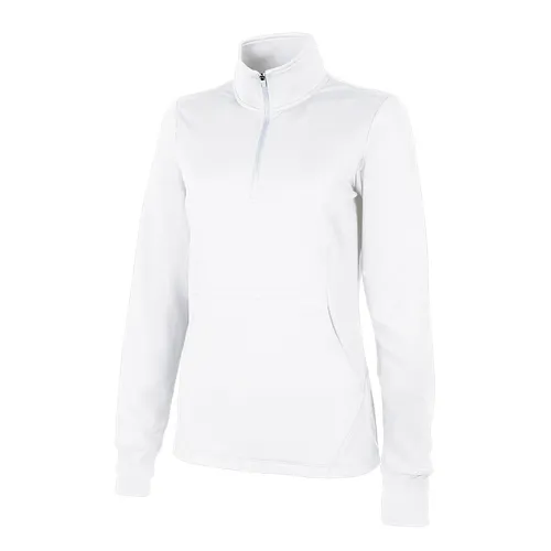 Charles River Apparel Women's Nu Fitness Quarter Zip 5684. Decorated in seven days or less.