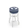 Holland Brigham Young Univ Double-Ring Bar Stool
