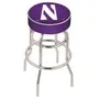 Northwestern University Double-Ring Bar Stool