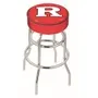 Holland Rutgers University Double-Ring Bar Stool